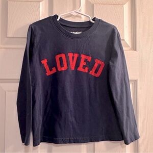 Long Sleeve “Loved” Shirt - size 5T